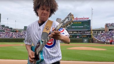 Brandon Niederauer at Wrigley Field on May 26, 2019