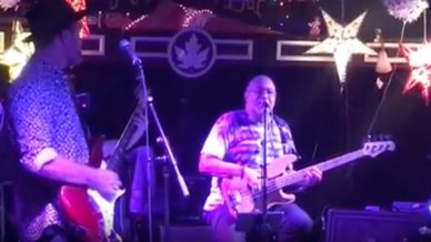 Donnie Sundal, Eric Krasno, George Porter Jr., Johnny Vidacovich, Tony Hall at The Maple Leaf on 