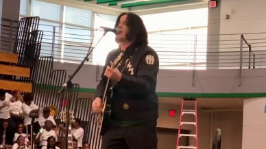 Jack White at Cass Tech High School on October 27, 2019