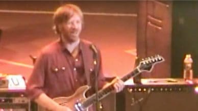 Dave Matthews, Ray Paczkowski, Tim Reynolds, Trey Anastasio at Hartford Civic Center on December 19, 2003