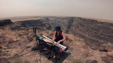 Holly Bowling at Bruneau Canyon on September 24, 2020