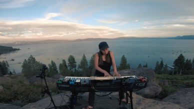 Holly Bowling at Lake Tahoe on September 3, 2020