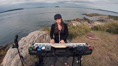 Holly Bowling at Casco Bay on October 22, 2020
