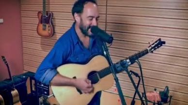 Dave Matthews at Haunted Hollow Recording Studio on October 2, 2020